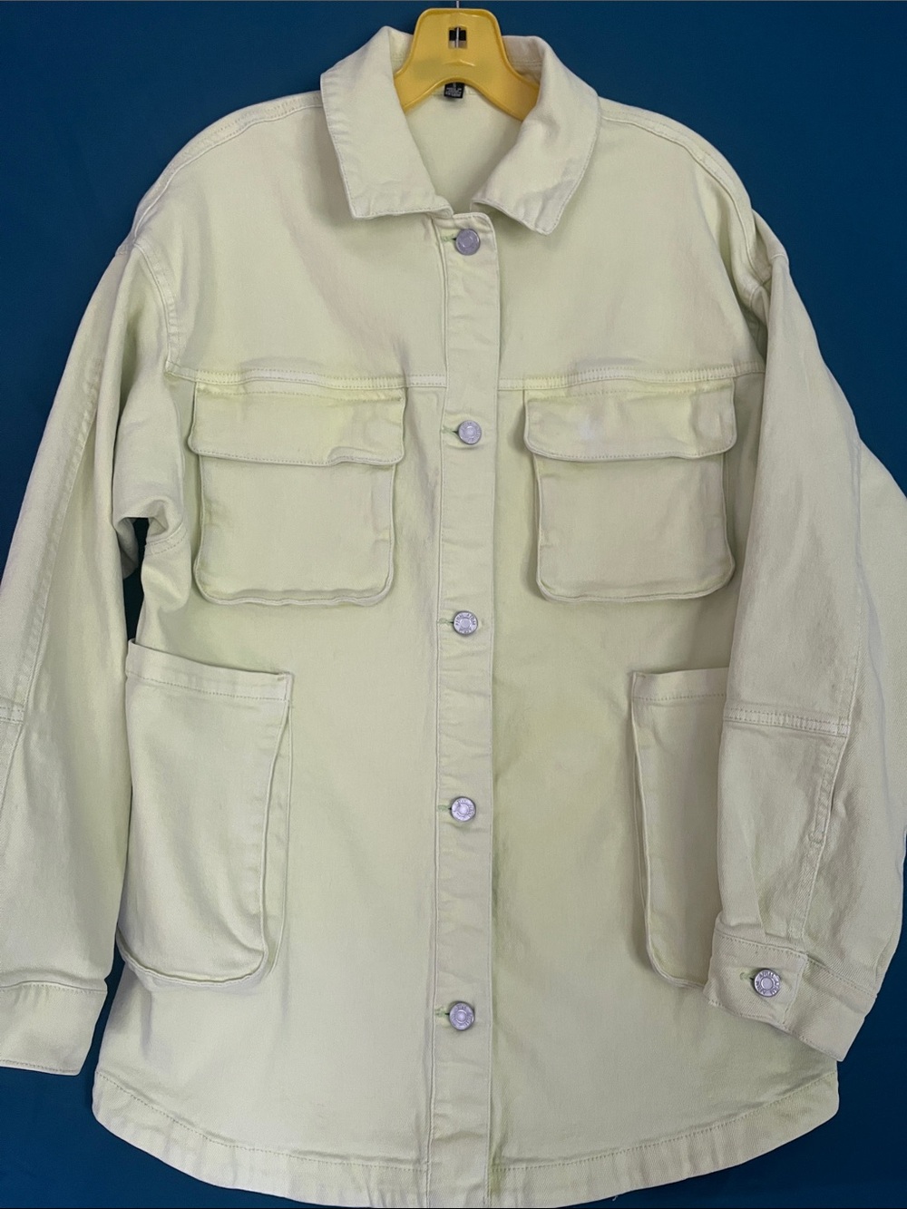 AFRM “Bruno” Lemon-Lime Jean Jacket